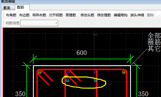 柱配筋表中b一邊中部鋼筋18c28(並筋)是什麼意思?