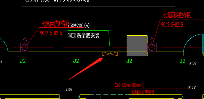 各位大神请教七氟丙烷房间里的这个图例是什么意思