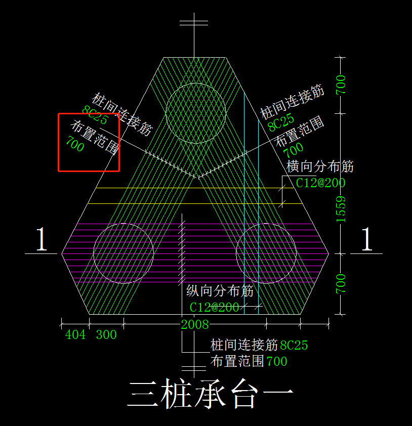 双桩承台图片