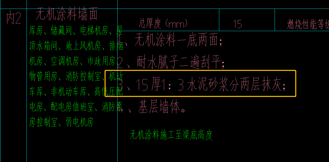 抹灰做法