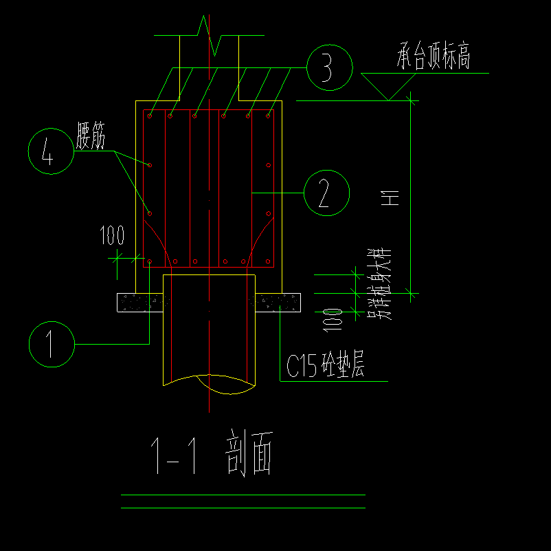 建筑剖面图梁的画法图片