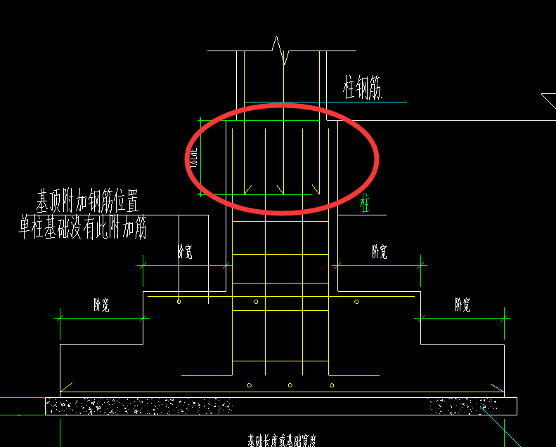 基础短柱配筋讲解图图片