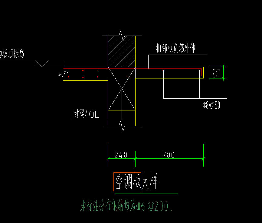 受力筋布置