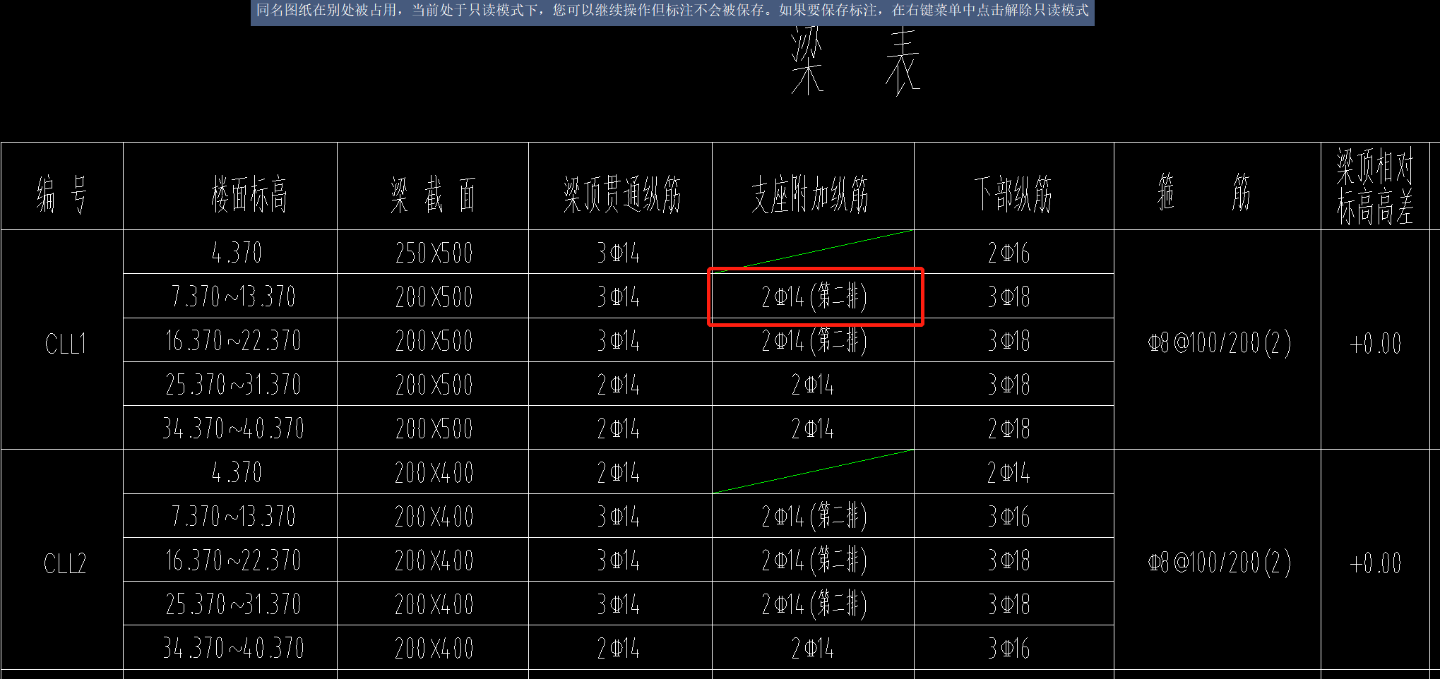 纵筋