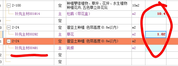 定額名稱
