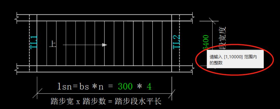 一层单跑楼梯平面图图片