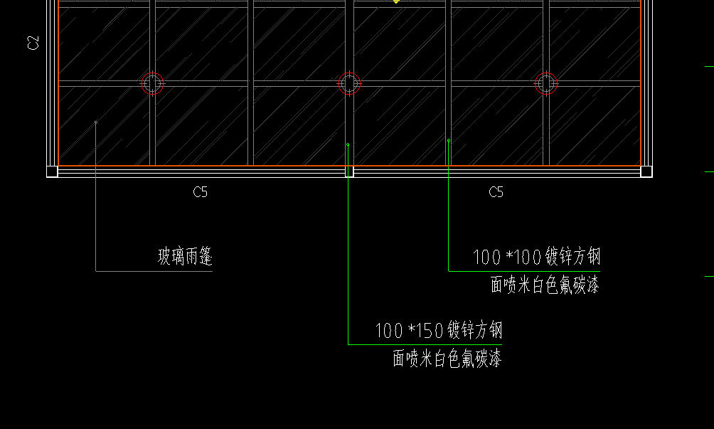 玻璃雨棚