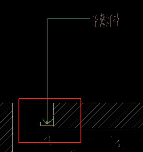 天棚燈帶槽