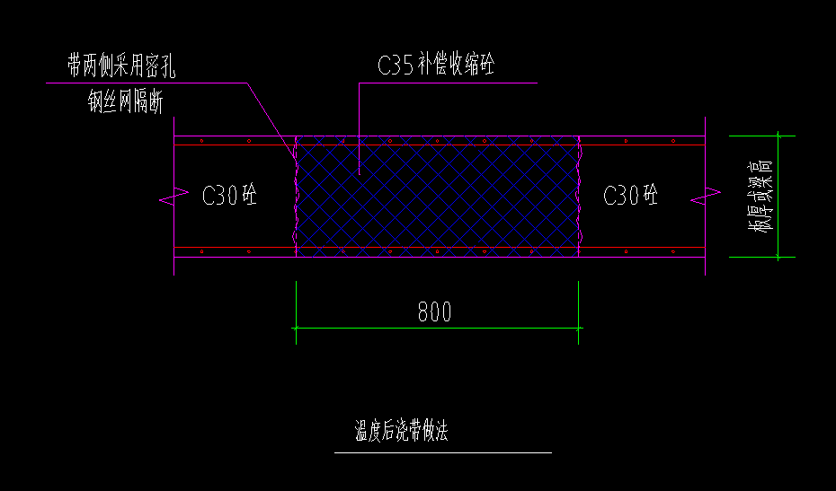 温度后浇带