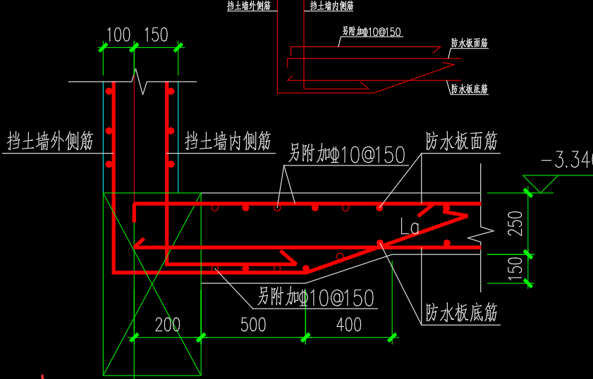 伸入