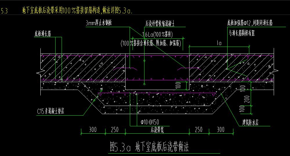 后浇带