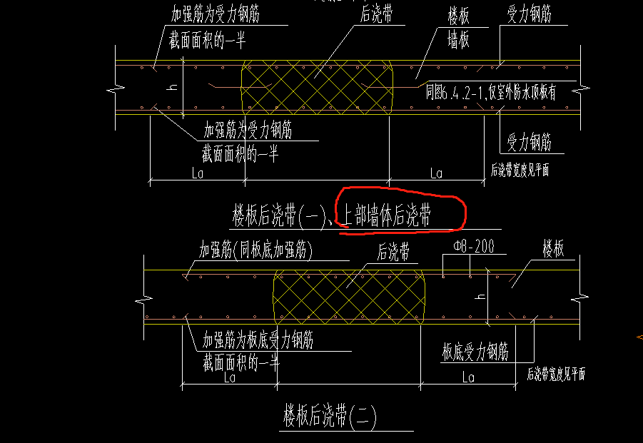 后浇带