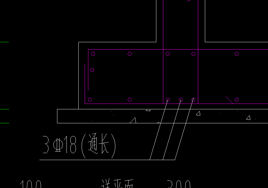 通长钢筋