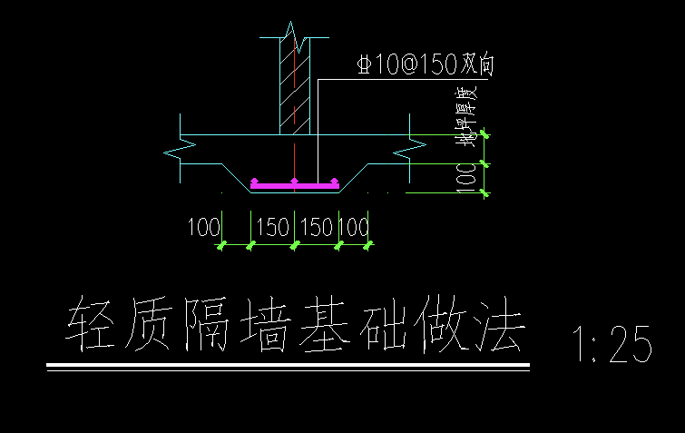 隔墙基础