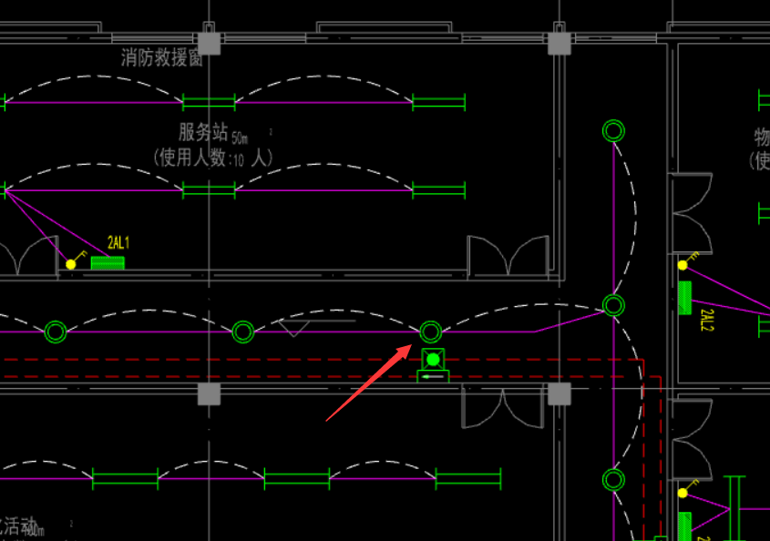 这是吸顶灯还是吸顶座灯没看到说明图例有公共区域