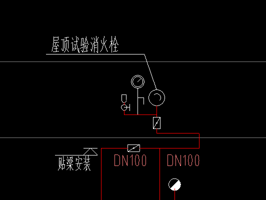 楼顶试验消火栓图片