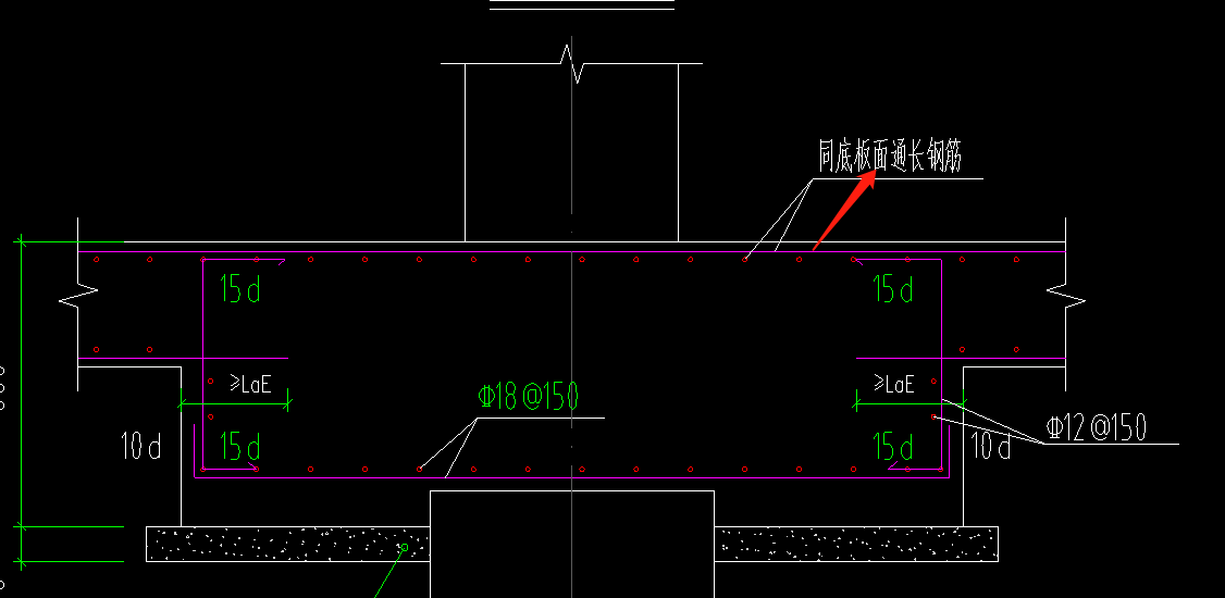 通长钢筋