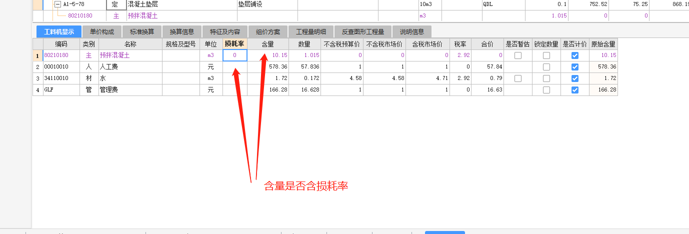 损耗率