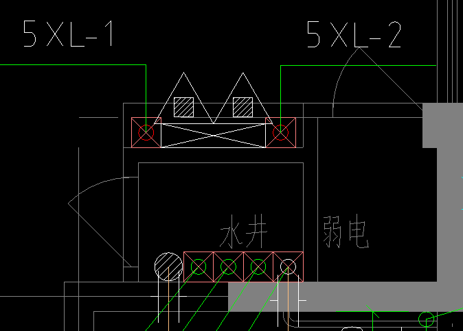 消防图中XL表示什么图片