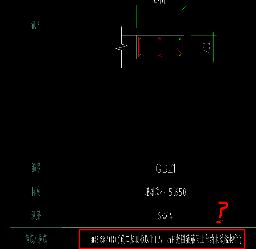 配筋信息