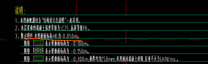 底标高