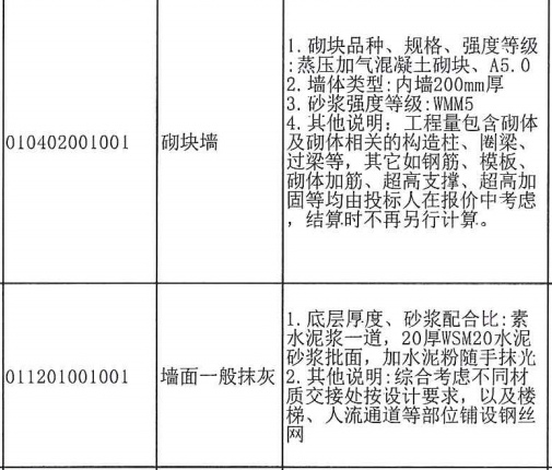 套清单