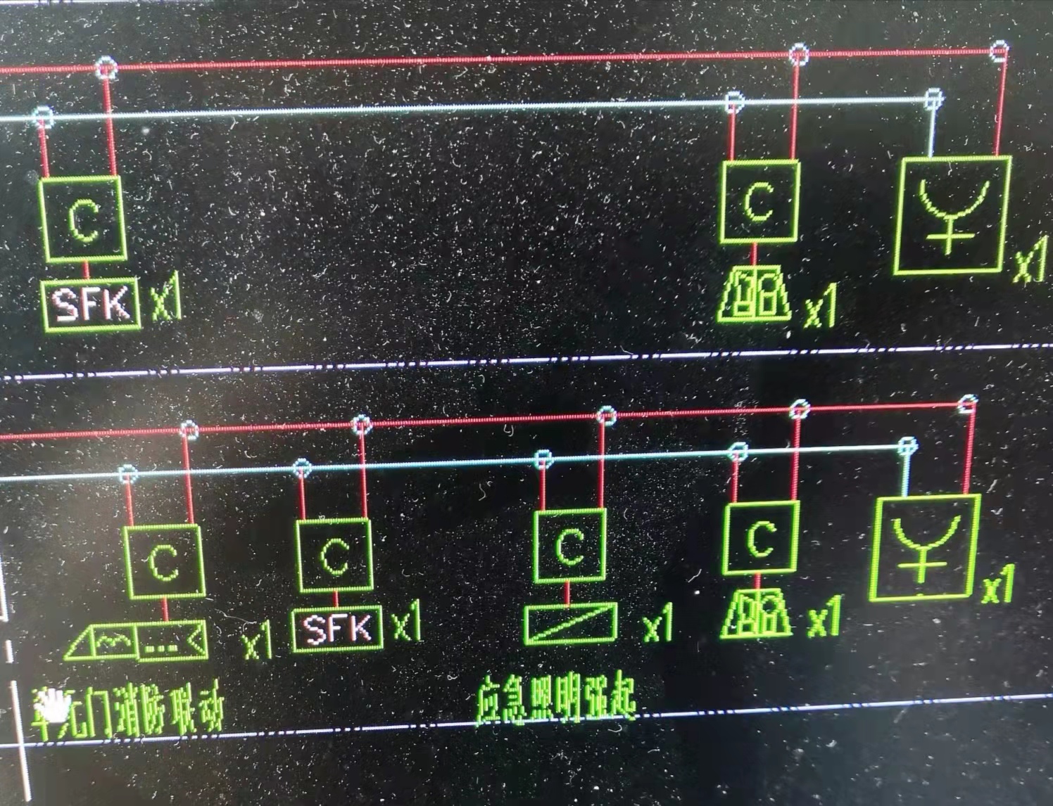 消防应急照明图纸图例图片