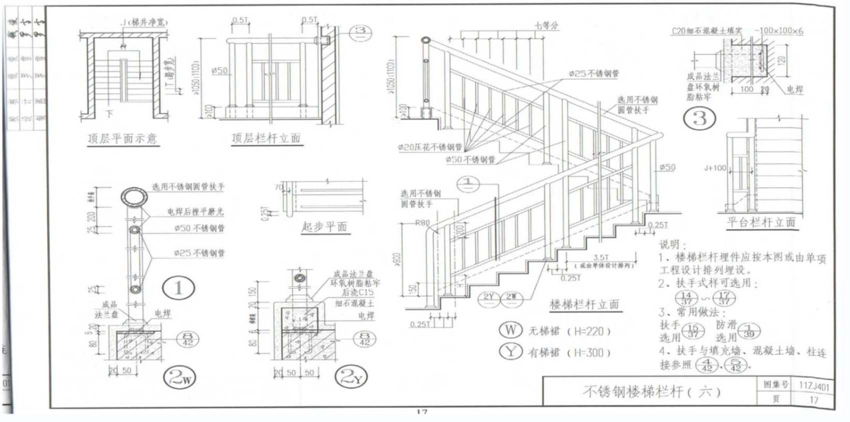 不锈钢栏杆套什么