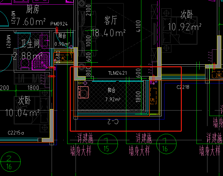 全面积
