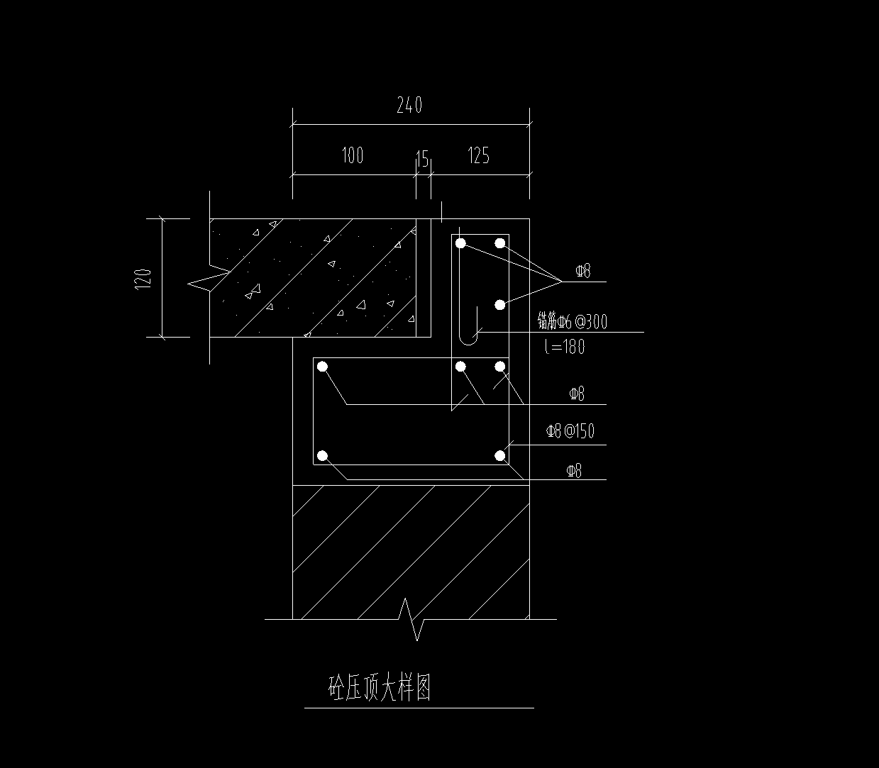 混凝土压顶配筋图片