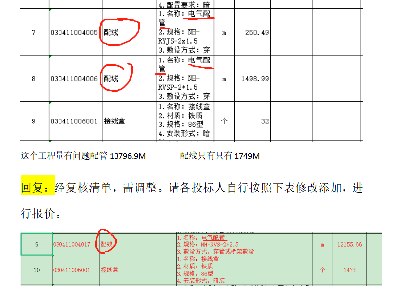 项目特征