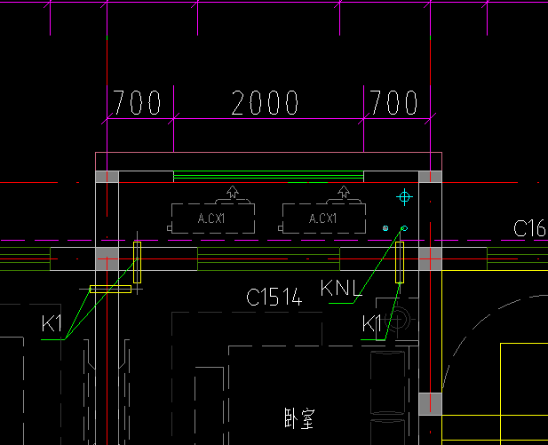 如图,冷热桥部位保温计算,应该算哪里的面积?请指明,感谢.