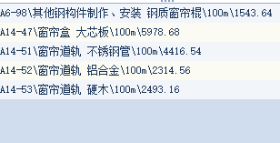 套定额