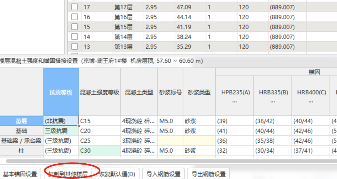 楼层设置