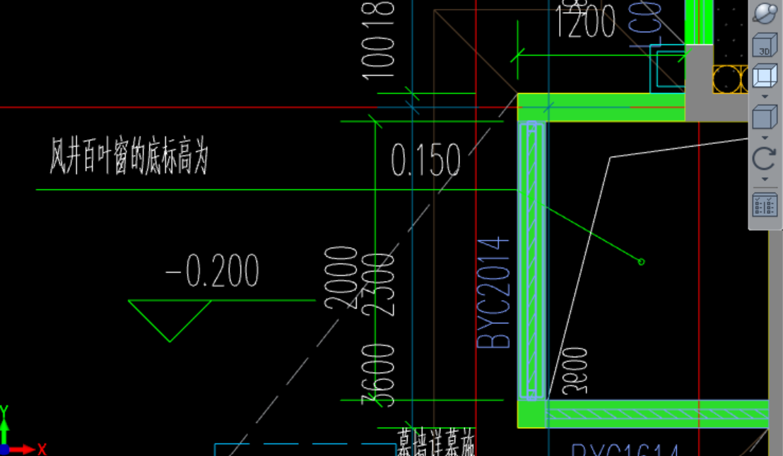 請問這個風井百葉窗距地015是把離地高度搞成150麼