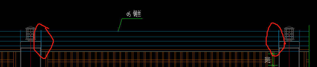 墙上