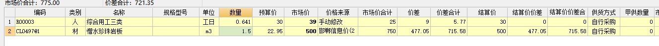 价款调整