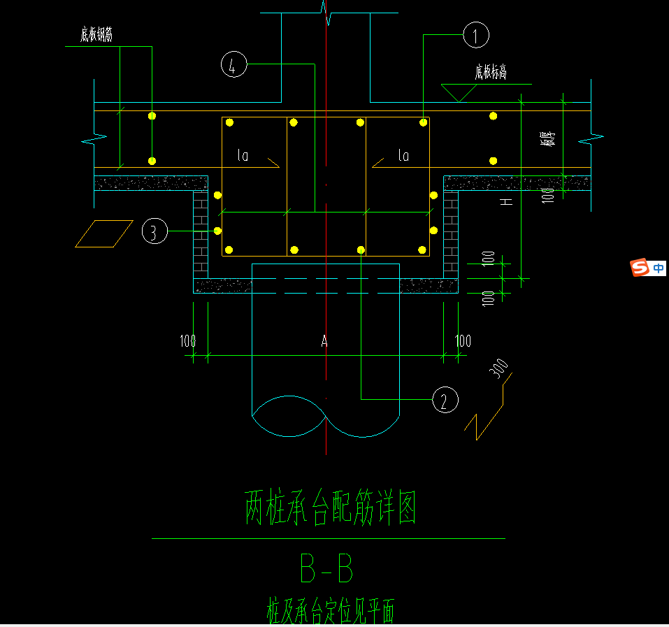 這個承臺的4號箍筋怎麼手算啊