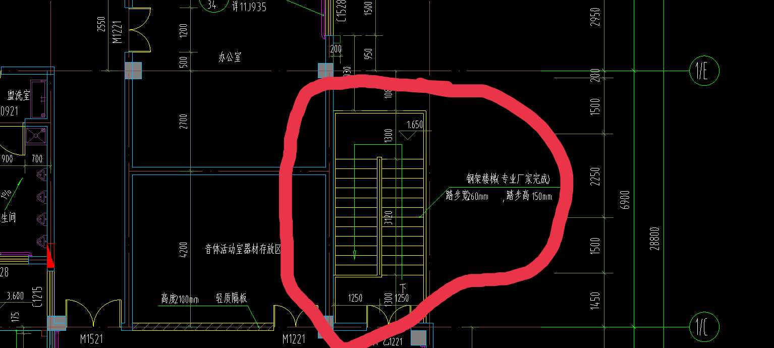 室外钢架楼梯