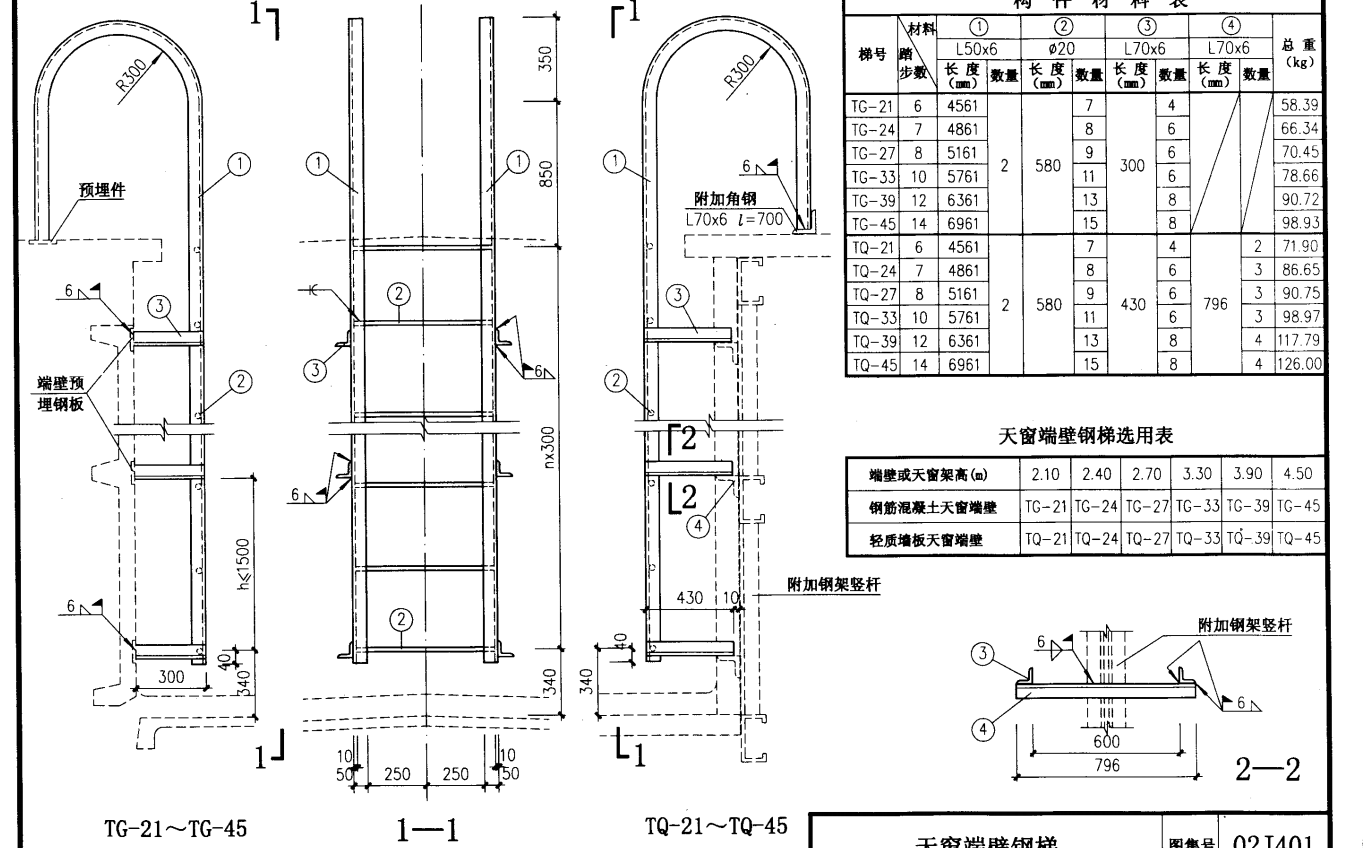 钢爬梯