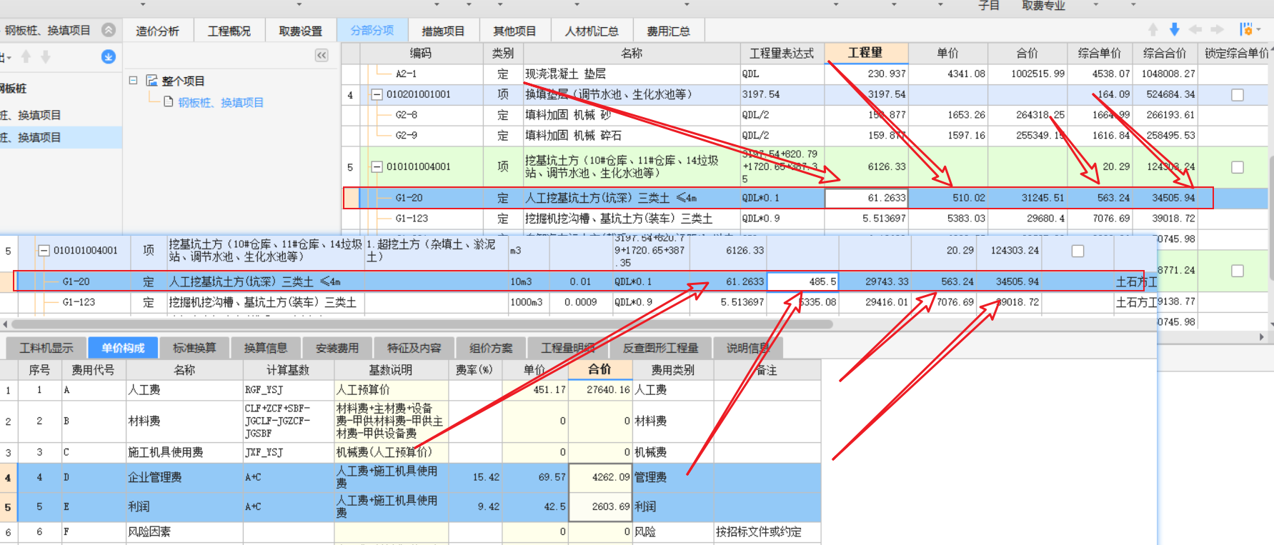 综合合价