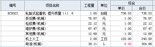 台班