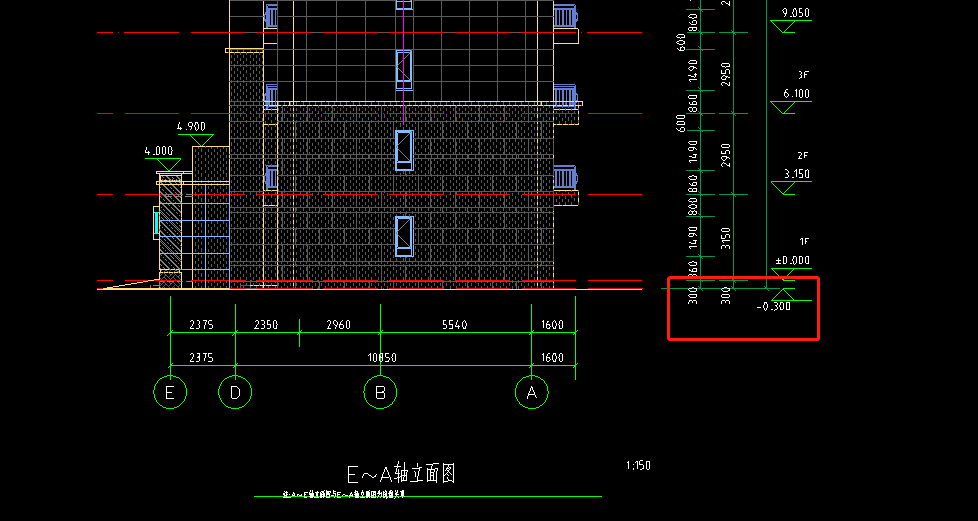 层底标高