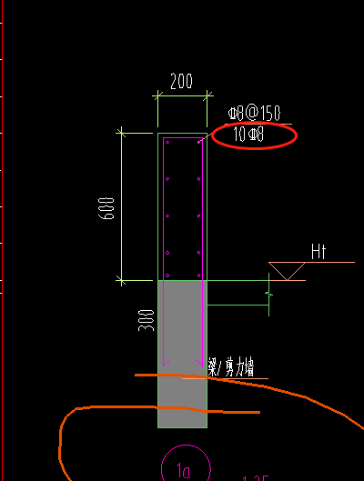 纵筋是上部钢筋还是下部钢筋