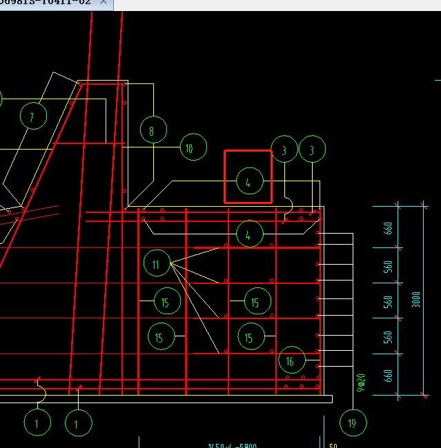 环形基础上的4号钢筋n44是什么意思
