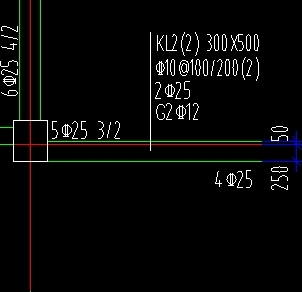 梁上的钢筋5b25 3/2中支座负筋是5根还是3根?整跨是算每个柱旁边的吗?