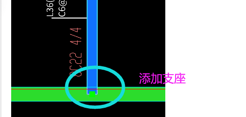 梁原位标注