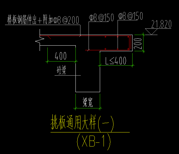 钢筋伸出