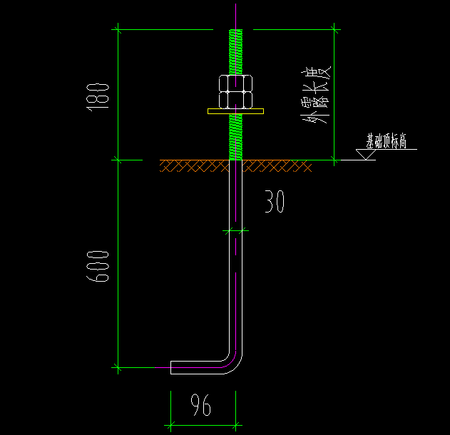 地脚螺栓二次灌浆图解图片