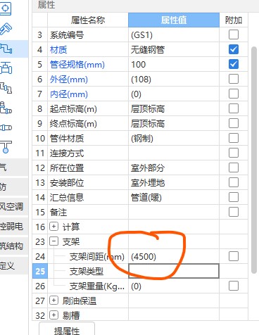 中支架